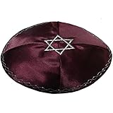 Kippah with Star of David-Black