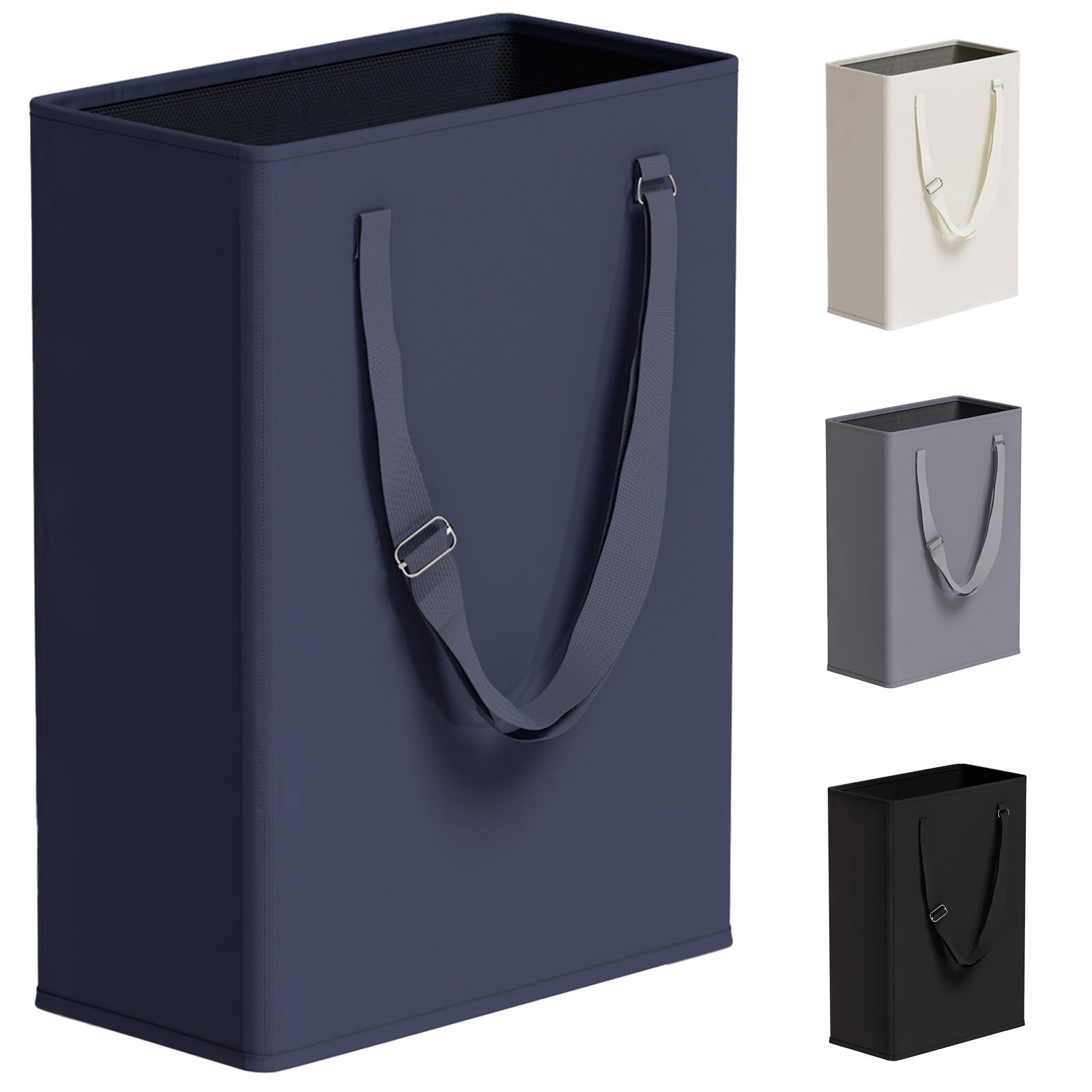 Slim Laundry Hamper with Adjustable Long