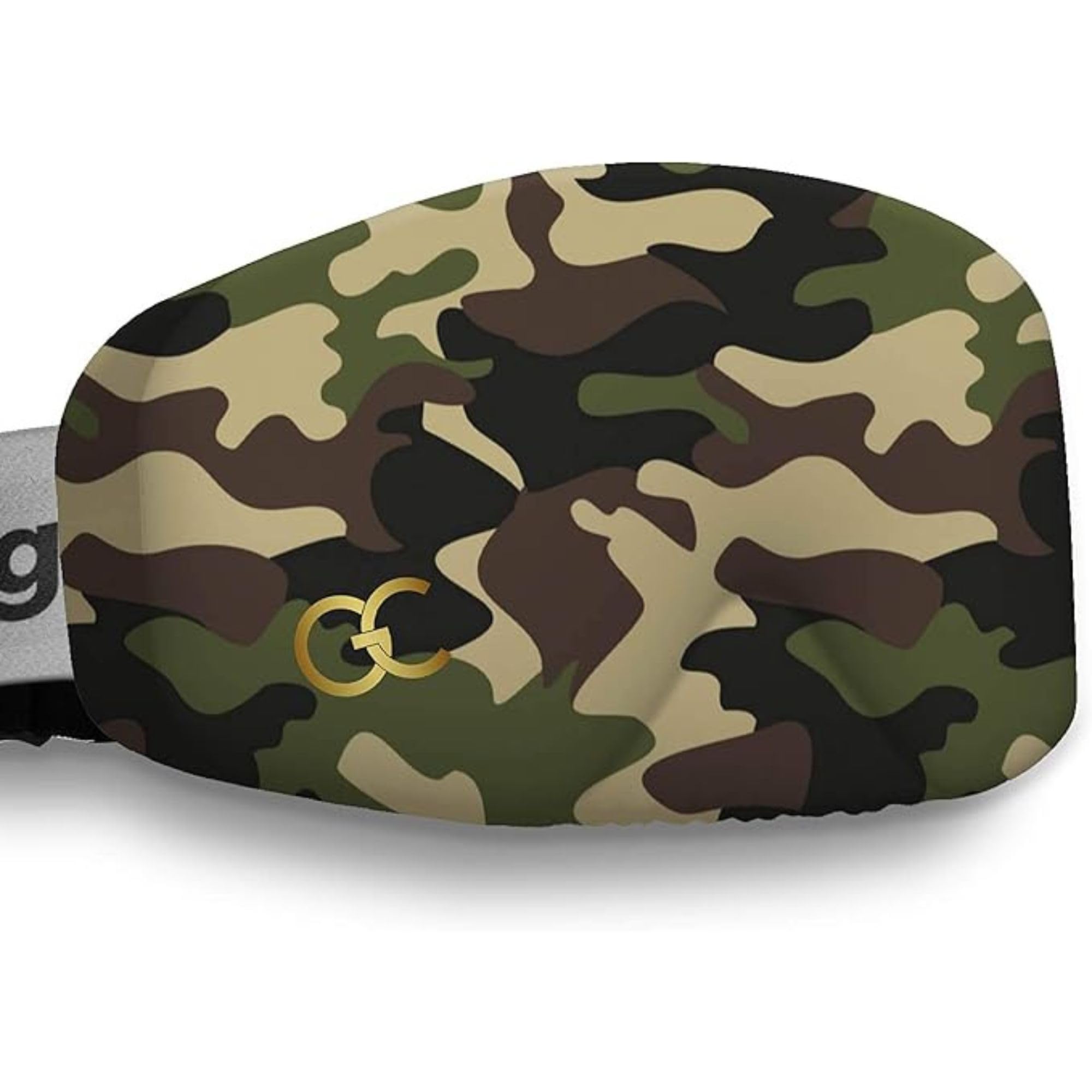 GogglesCover Ski Goggles Protective Cover, Protective Goggle Cover Portable, Ski Goggle Cover Sleeve Anti-Scratch, Ski Goggles Accessories, Ski Equipment, Green Camo Design