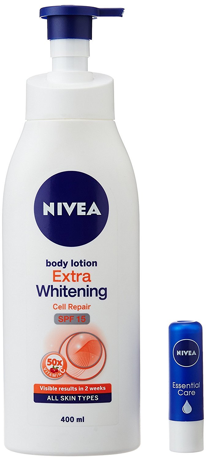 Nivea Extra Whitening Cell Repair Body Lotion SPF 15, 400ml with