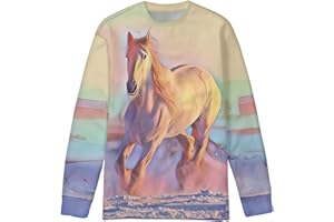 ZPINXIGN Girls Boys Sweatshirt Fall Outfit Kids Comfy Sweaters Pullover Tops 6-14 Years Old