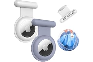 AMOK Airtag Holder for Kids Hidden-2 Pack Apple Air tag Holder Kids GPS Tracker Case,Kids Airtag Holder,The Hidden Air Tags with pin is,sutable for Children, Elderly, Backpack,Luggage.