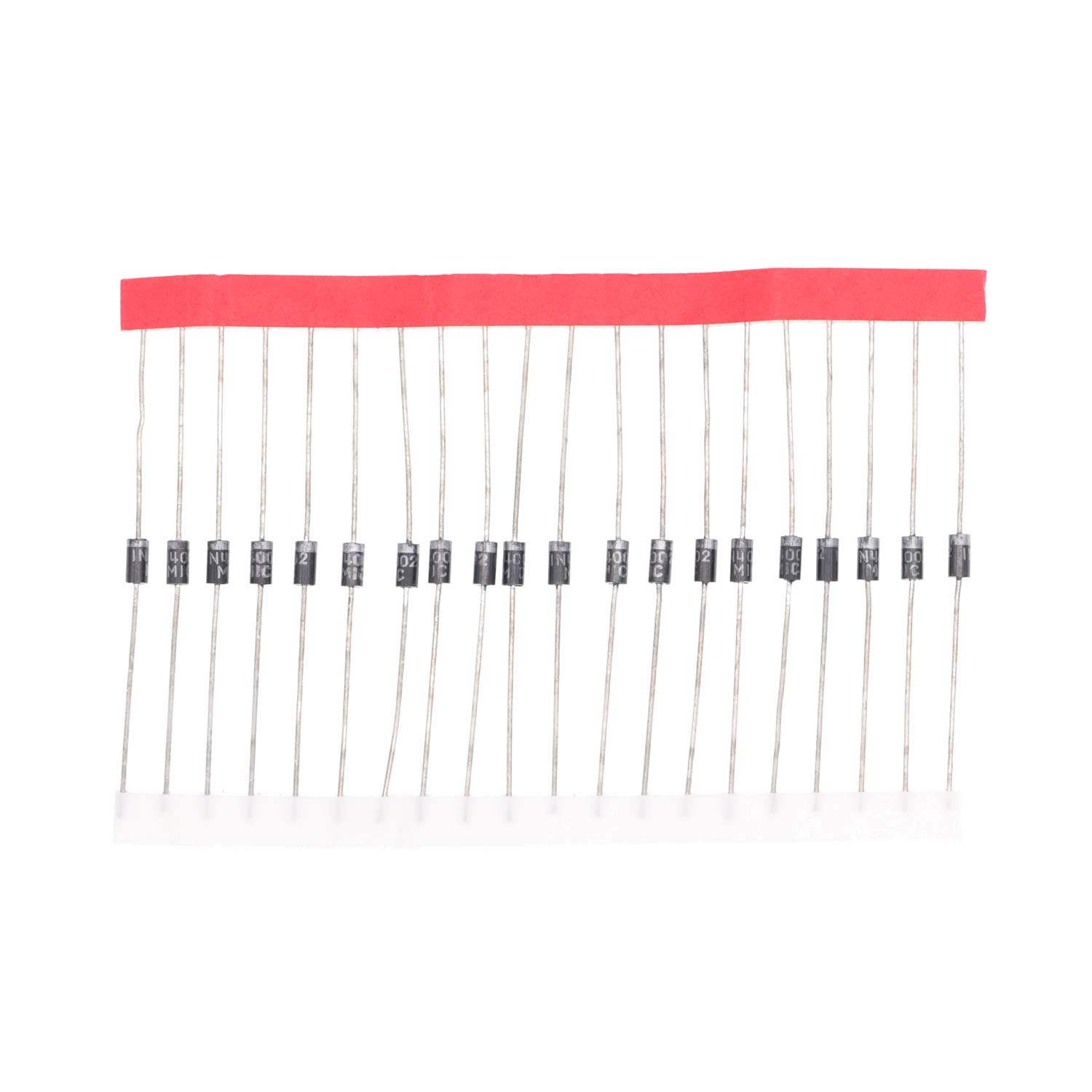 HUABAN 100PCS 1N4002 Rectifier Diode 1A 100V DO-41 (DO-204AL) Axial 4002 1 Amp 100 Volt