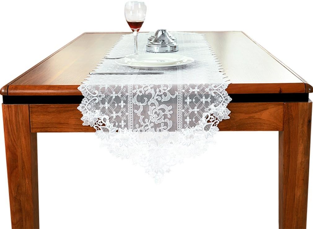 Best European White Lace Table Runner