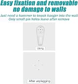 Damogo 60pcs Non-Trace Picture Hooks Hard Wall Hanging Kit 3-5cm view 3