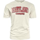 Blue 84 NCAA Unisex-Adult NCAA Officially Licensed T-Shirt Ivory Dyed Ringspun Vintage