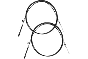 2Pcs Boat GEN Outboard Engine New Throttle and Shift Cable 15TF Compatible with Mariner Outboard Motor Throttle Cable 33c