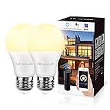 LE LampUX Ampoule Connectée Wifi E27, Blanc Chaud 2700K, 850lm, 9W, Equivalent a
