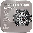VRWOX [2-Pcs] For GG1000 Watch Screen Protector,2.5D Rounded Edges 9H Premium Real Tempered Glass Screen Protector Anti Scratch,Anti-fingerprint Bubble-free GG1000-1A5 GG1000-1A3CR GG1000-1A