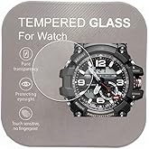 VRWOX [2-Pcs] For GG1000 Watch Screen Protector,2.5D Rounded Edges 9H Premium Real Tempered Glass Screen Protector Anti Scratch,Anti-fingerprint Bubble-free GG1000-1A5 GG1000-1A3CR GG1000-1A