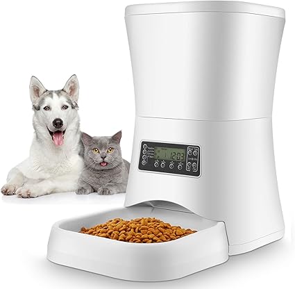 Amazon Com Currens Automatic Cat Feeder 7l Pet Food Dispenser