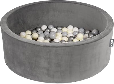 Tippi Baby Ball Pit With Balls Included 90 x 30 cm Velvet Safe Foam
