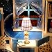 Flever Dollhouse Miniature DIY House Kit Creative Room with Furniture and Cover for Romantic Valentine's Gift(Small Dream of Great Space)