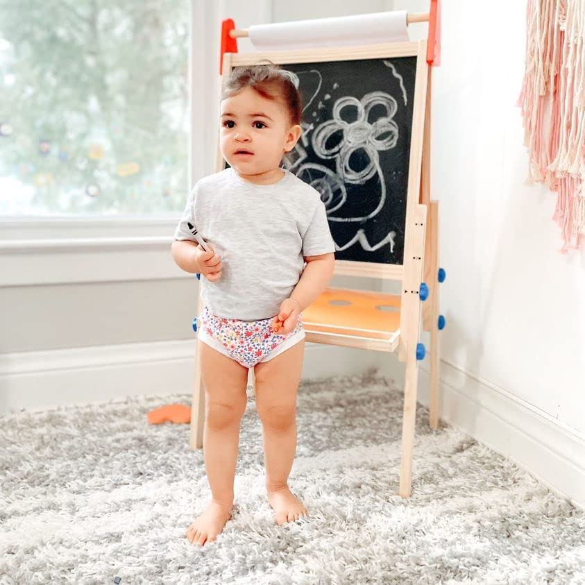 BIG ELEPHANT Baby Girls Training Underwear, Toddler Cotton Potty