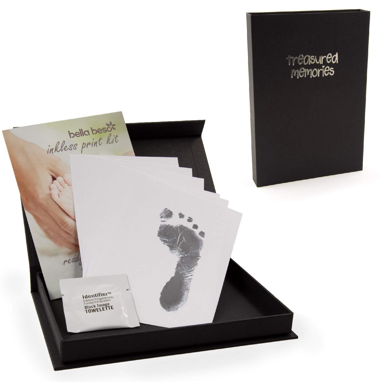 inkless baby hand and footprint kit with frame