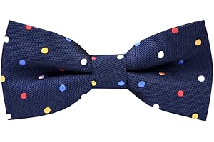 Carahere Boys Handmade Pre-Tied Bow Ties Novel Fun Pattern Bow Ties For Kids
