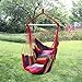 Sorbus Hanging Rope Hammock Chair Swing Seat for Any Indoor or Outdoor Spaces