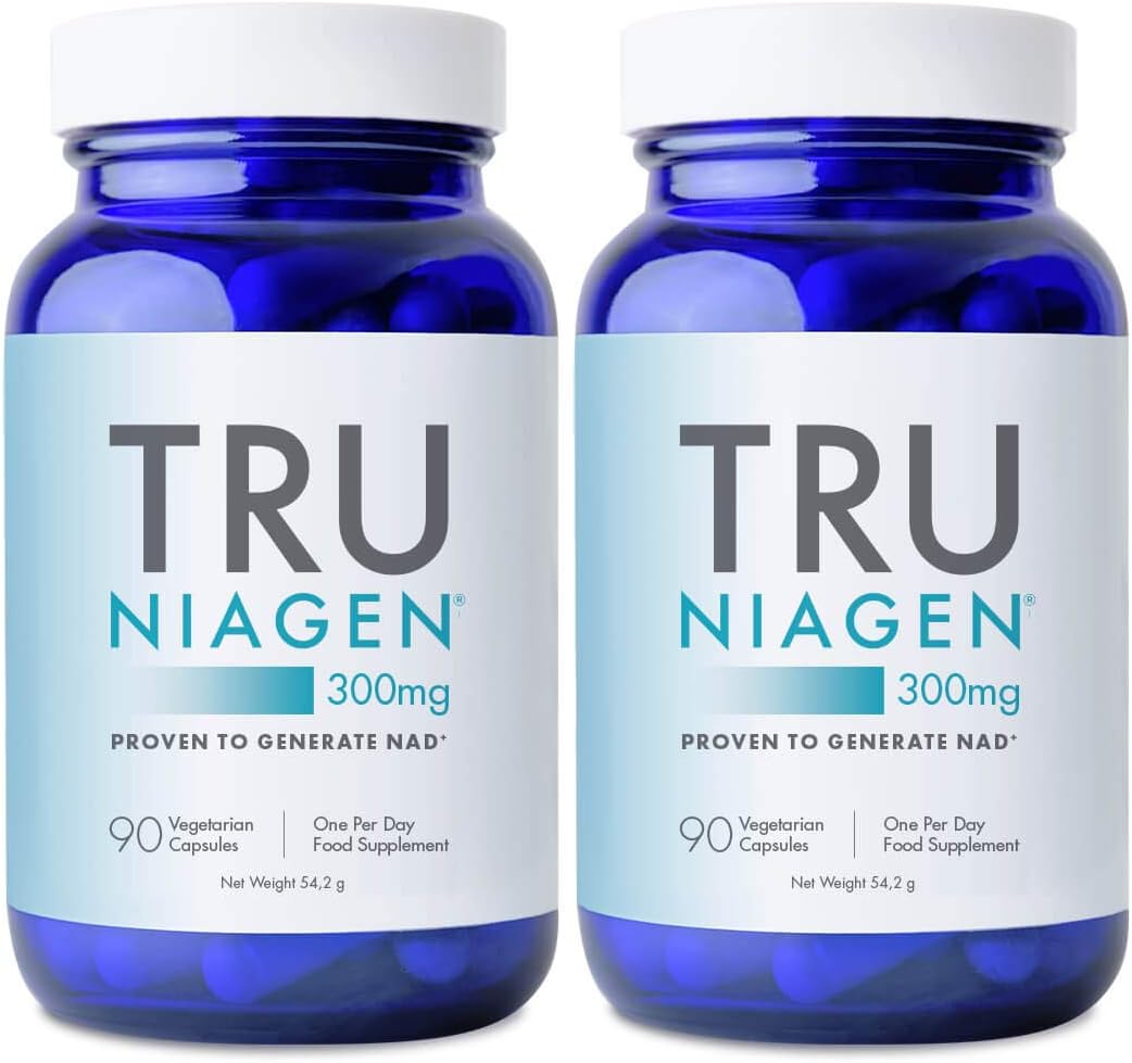 TRU NIAGEN NAD+ Supplement Niacin as Nicotinamide Riboside for Reduction of Tiredness & Fatigue, Patented Formula NR