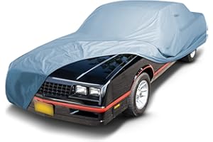 iCarCover Custom Car Cover for Chevy Monte Carlo, Waterproof All Weather Rain Snow UV Sun Protector Full Exterior Indoor Outdoor Car Cover (Year Fits 1978-1988)