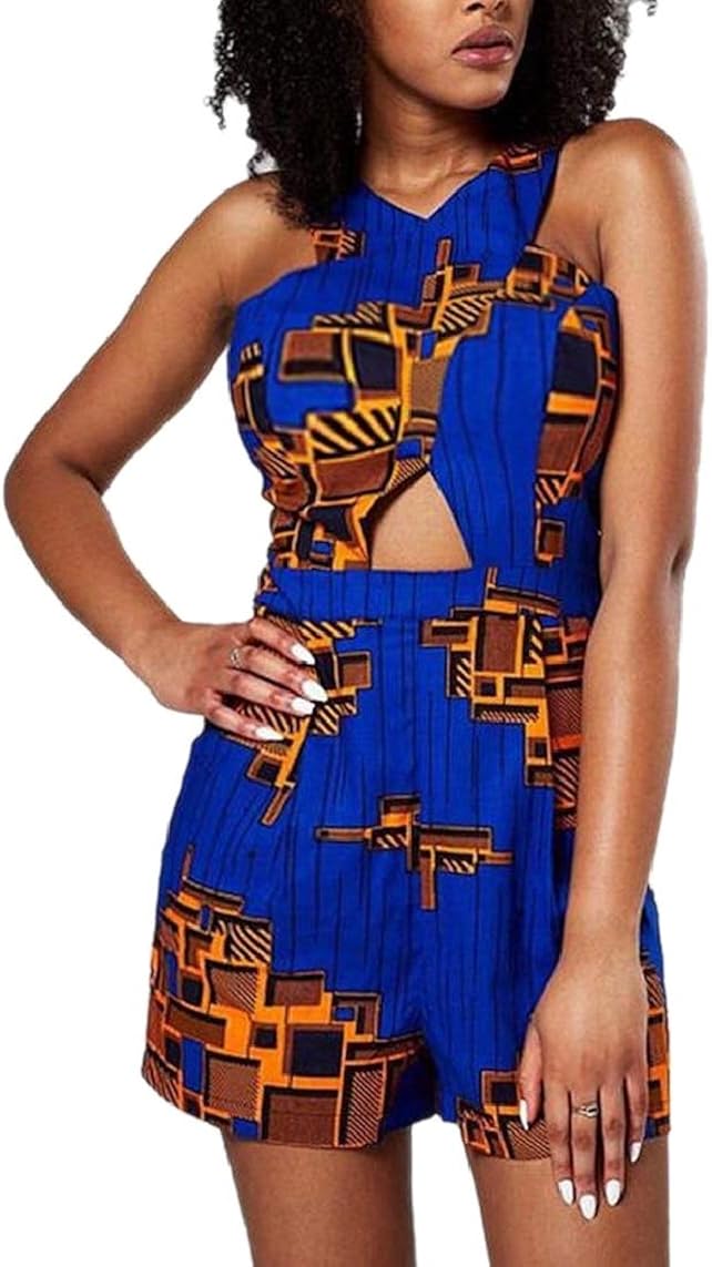 African print romper Clearance