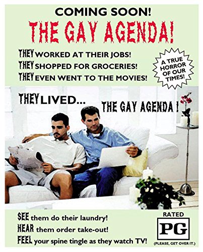 The Gay Agenda Funny Bumper Sticker & Free Magnetizer. The Truth Finally Revealed: Taco Tuesday & Su - //coolthings.us