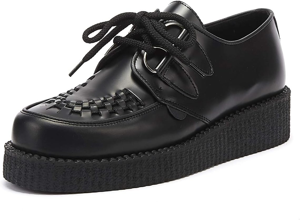 Underground Wulfrun Creeper Womens Black Leather