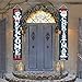 Dazonge Christmas Decorations | Welcome & Christmas Sign for Front Door/Porch Decor | New Year Christmas Winter Party Supplies