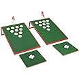 SPRAWL Golf Pong Cornhole Set Exciting Golf Chipping Game Pong Chip Shot Game for Tailgate Beach Backyard Man Cave