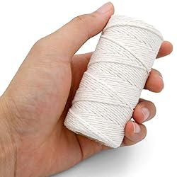 jijAcraft Butchers Twine 328 Feet, 2mm Cotton Twine