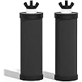 Purewell PF-3-FL Black 4-Stage Composite Carbon and Fluoride Reduction Filters, Compatible with Berkey® Big+, ProOne® Big+ Gravity Water Filter Systems and Purewell Systems (2 Pack, K Series)