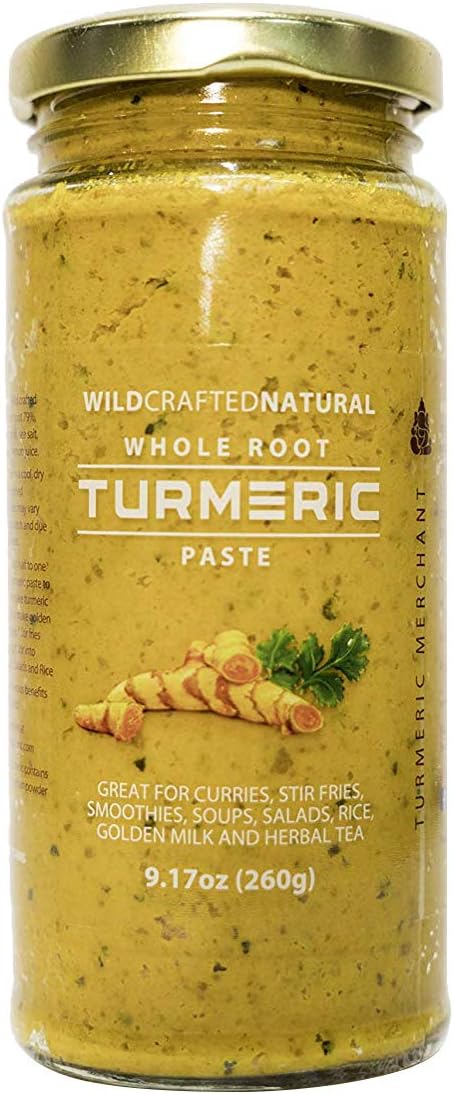 Traditional Merchant Organic Wild Crafted Whole Root Turmeric Paste 9.17 OZ (Pack - 1)