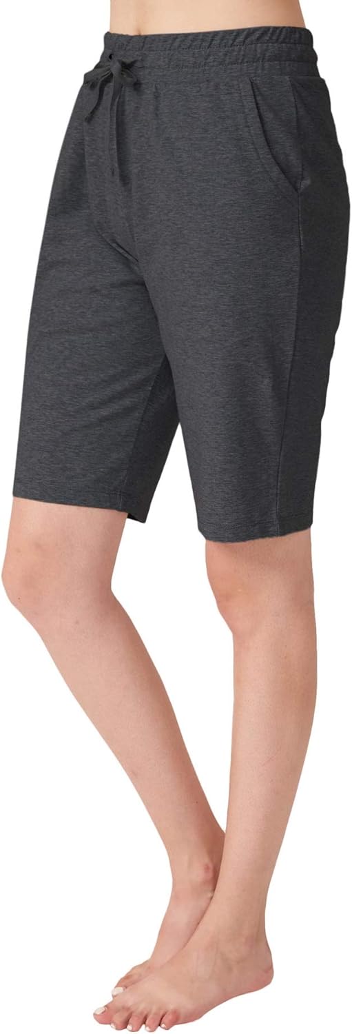 ChinFun Women's Bermuda Shorts Athletic Active Yoga Lounge Quick Dry Activewear Workout Sweat Running Shorts: Clothing