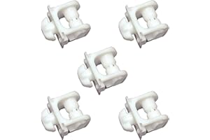 NUHFUFA Shock Rod Retaining Clips for Washing Machine Drum Shock Absorber Bracket Fixing Buckle Compatible with Pana-sonic/Whirl-pool/Hi-sense Washers(5 PCS)