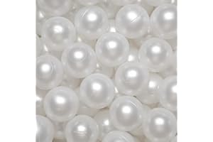 Realhaha Larger Plastic Balls for Ball Pit, Play Pin Balls for Toddlers Kid Ball Pits & Accessories for Bounce House,2.76 inches,50 100 pcs