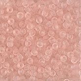 Miyuki Round Rocailles Seed Beads Size 8/0 Matte Tr Light Tearose 22 Gram Tube