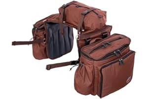 Reinsman Deluxe Insulated Leakproof Cooler Saddle Bag with Additional Cantle Bag and Straps