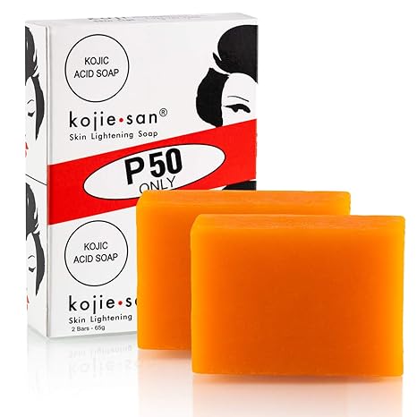 Kojie San 4 Soaps As 65 G Original And Authentic Skin Lightening Soap With Acid Kojic 4 Soaps 4 X 65 G Amazon De Beauty