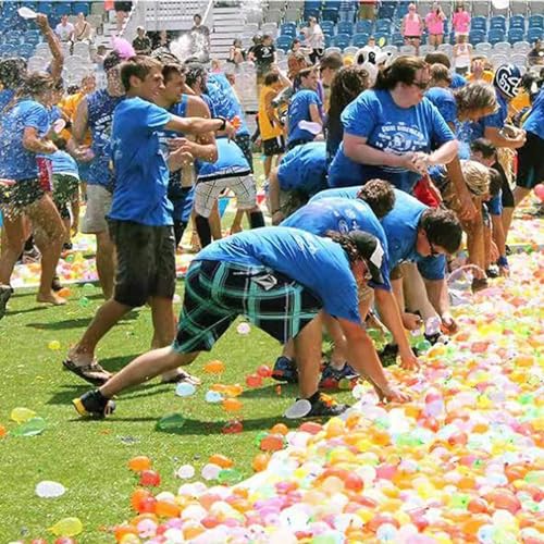 Water Balloons Quick Fill Bulk – 1000 Pack Refill Kit, Fast Fill & Self-Sealing Water Bombs for Kids & Adults,Outdoor Summer Games,Pool, Party & Backyard Fun