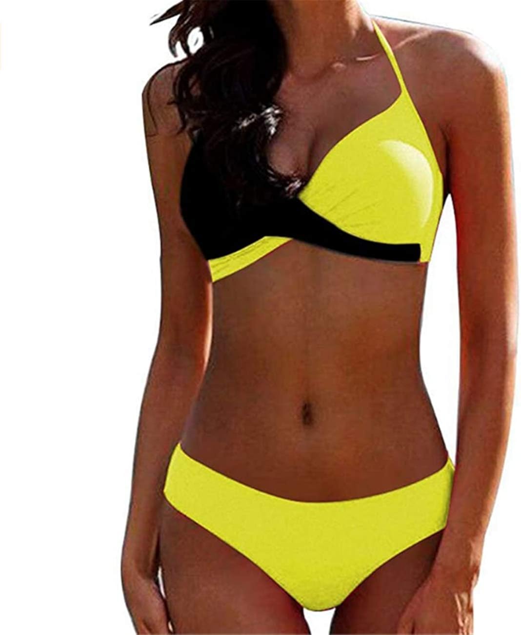 WOOKIT Costumi da Bagno Donna Due Pezzi Bikini Swimwear Abiti da
