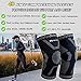 BLITZU MAX Knee Compression Sleeve for Men & Women – Best Knee Brace Support for Running, Gym, Workout, Fitness, Weightlifting. Joint Pain Relief, Arthritis, ACL, Meniscus Tear and Injury Recovery M