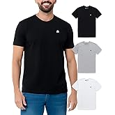 INTO THE AM Men's T-Shirts Soft Cotton Blend Crew Neck Tee S - 4XL Athletic Fit Plain & Logo Basic T-Shirt for Men