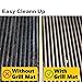 Vstyle Grill Mat, BBQ Grill Mat Baking Mat Set of 5, 100% Nonstick FDA Approved, Reusable and Easy to Clean - One Year Warranty (black)