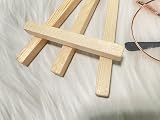 Baosong 12Pcs Wooden Tabletop Easels Small Desktop Display Stands view 4