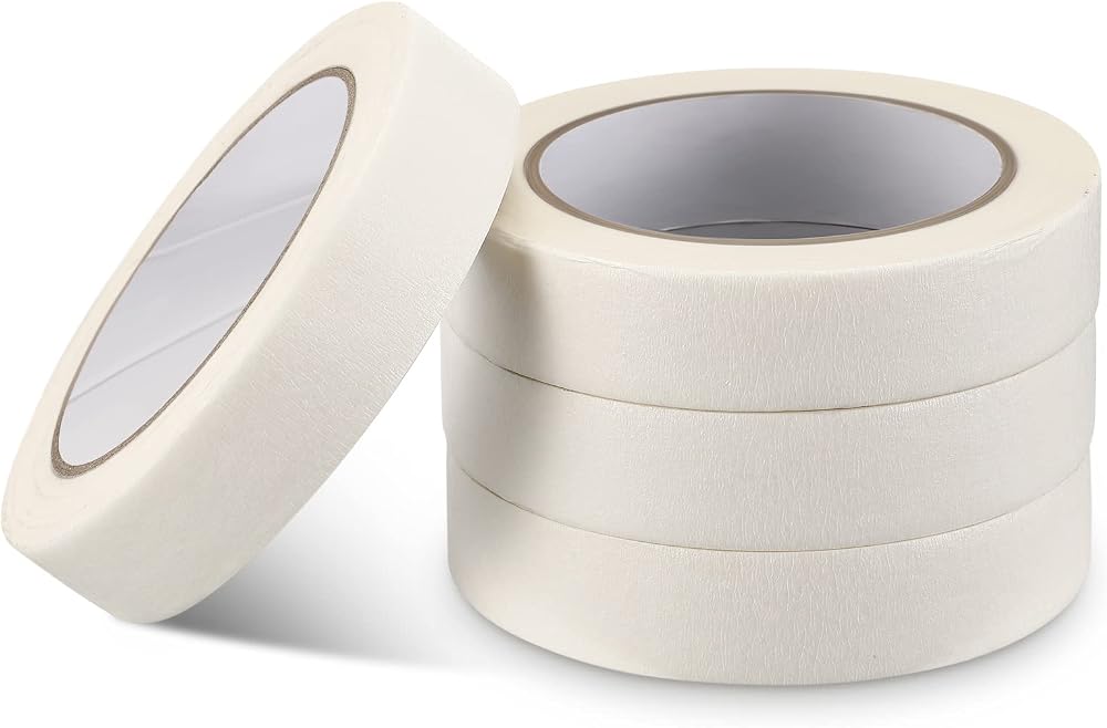 Fabsome Masking Tape 4 Rolls 24mm x 40m General Purpose Decorating Painting DIY