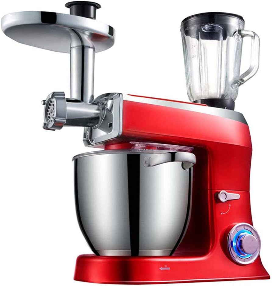 Batidora de Vaso de Acero Inoxidable con Tazón para Mezclar Harina de