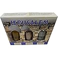 Holy Land souvenir 3 bottle set Nazareth Holy Earth Holy Olive Oil and Holy Water from the Jordan River from The Nazareth