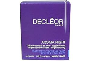 DECLÉOR Decleor Aroma Night Night Beauty Cream - Regenerating Unisex Cream, 1.69 Ounce