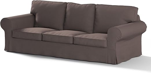 Dekoria Ektorp Housse De Canape Lit 3 Places Ancien Modele Marron