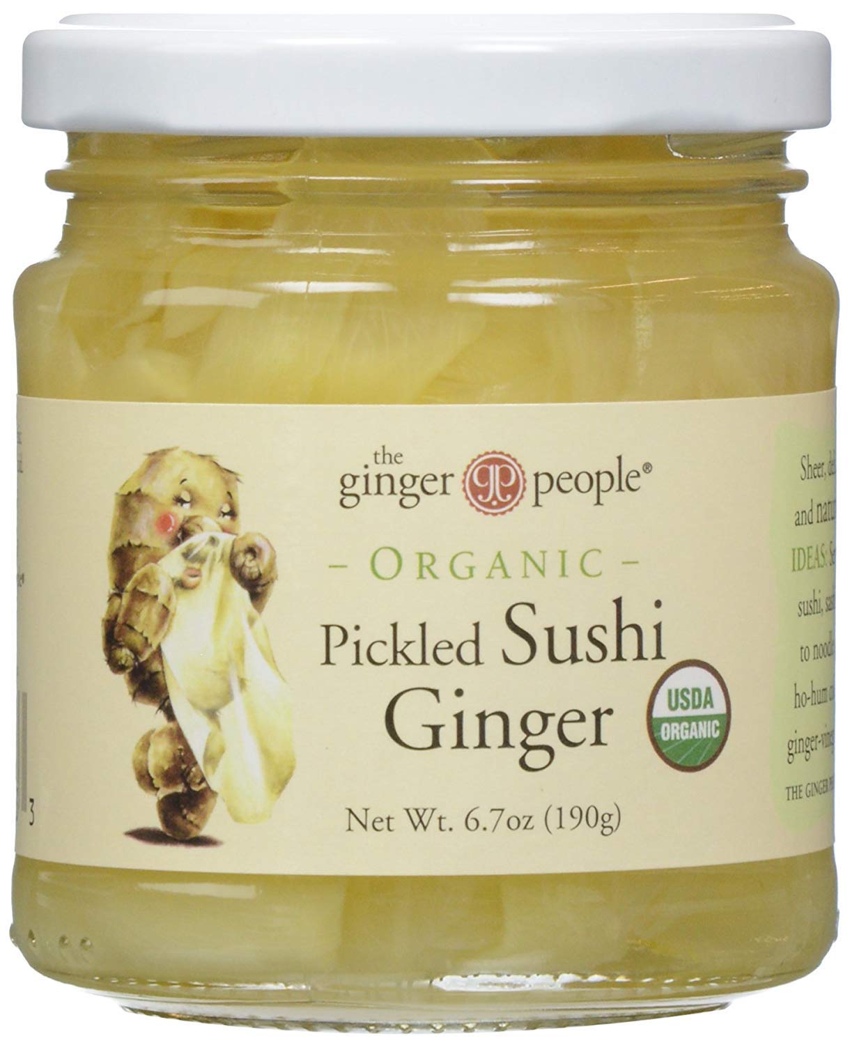 Ginger People, Pickled Sushi Ginger, 6.7 oz (3 Pack