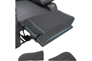 idee-home Recliner Leg Rest Cushion, Recliner Footrest Extender Pillow with Removable Corduroy Cover, 2 in 1 Foldable Ergonom